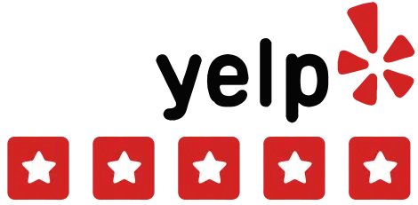 5-star reviews on Yelp