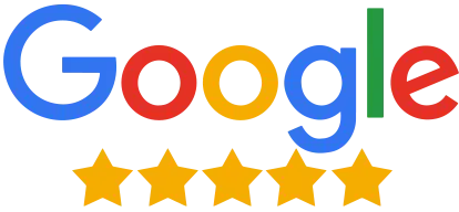 5-star reviews on Google